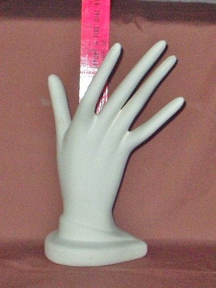 ceramic bisque 9 inch Ring Hand - u - paint