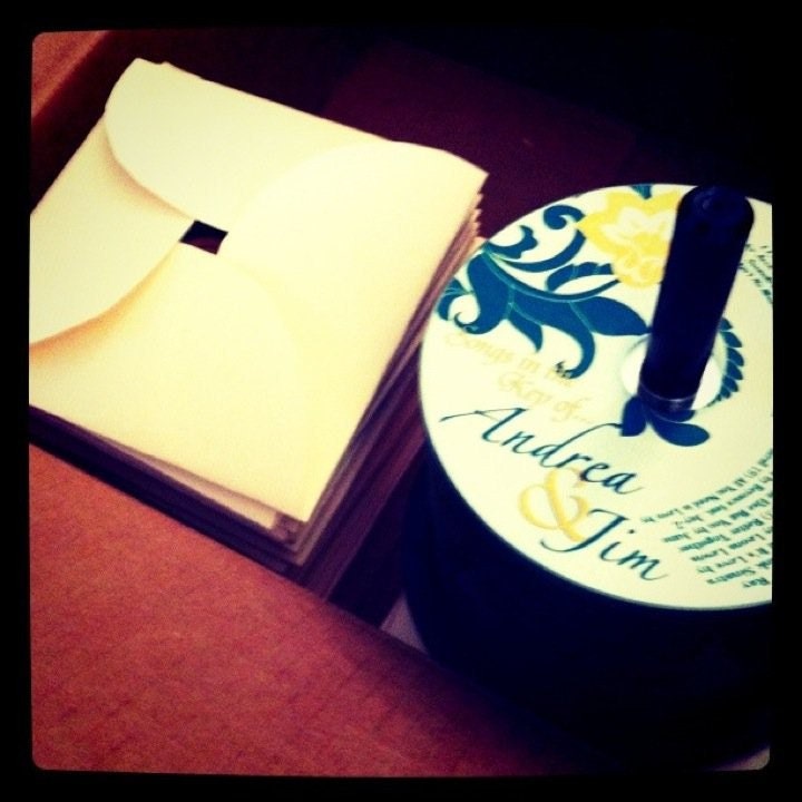 Custom Wedding Music CDs -- Unique Reception Favors -- Deposit to Get Started