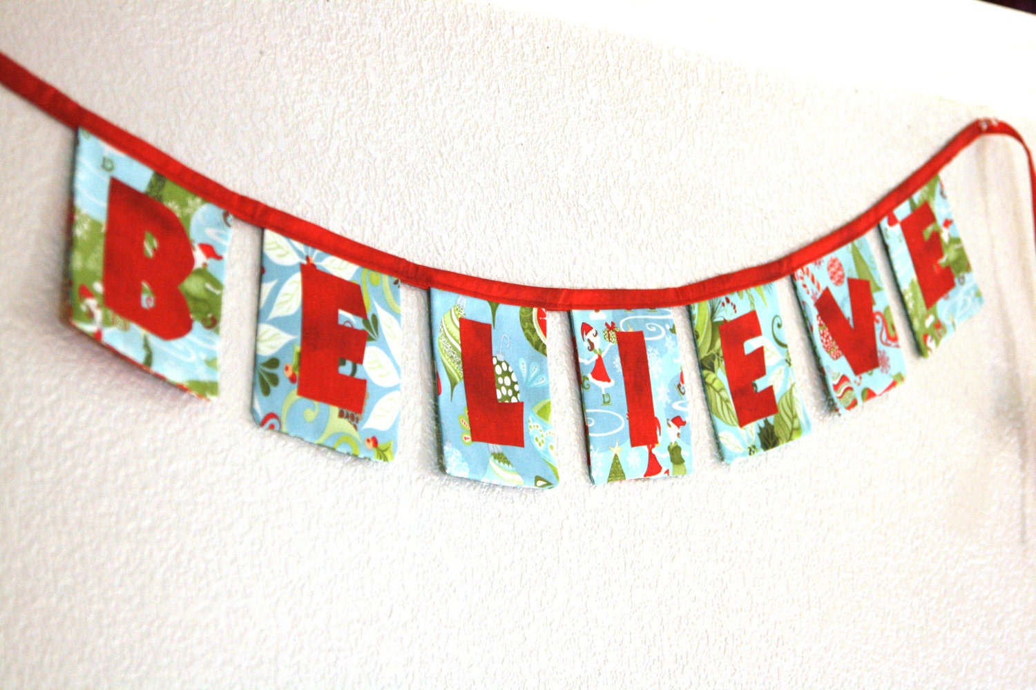 Christmas banner Decoration Believe: MADE TO ORDER Il_570xn