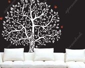Banyan tree- Wall Decals Stickers Removable Vinyl Mural Home decor living room bedroom