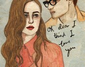 Oh dear I think I love you... 5x7 matte print