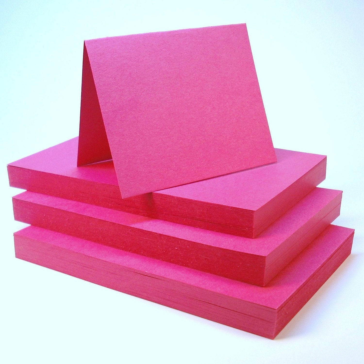Cardstock 3 inch x 5 inch Flat Sheets 50 pack Rose