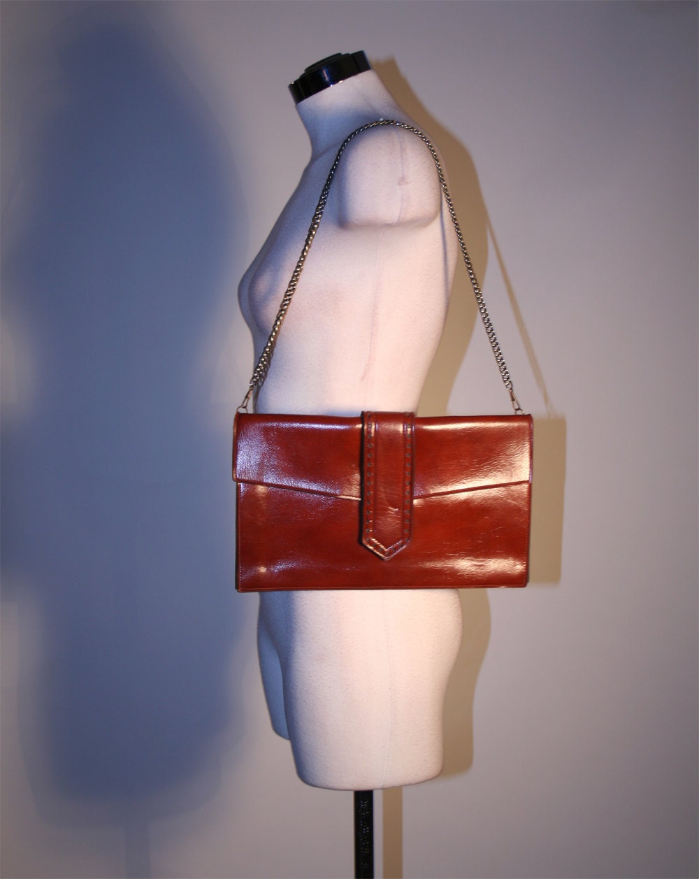 Vintage 70's Bohemian Vegan Handbag Clutch