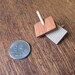 Miniature Hand Cards Set for Wool Combing, for the Fiber Arts Enthusiast, Traditional, Rustic, Historical Mini Dollhouse Textile Studio
