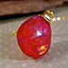 Pink Gemstone Necklace Neon Pink Labradorite Teardrop Gold Amy Fine Design