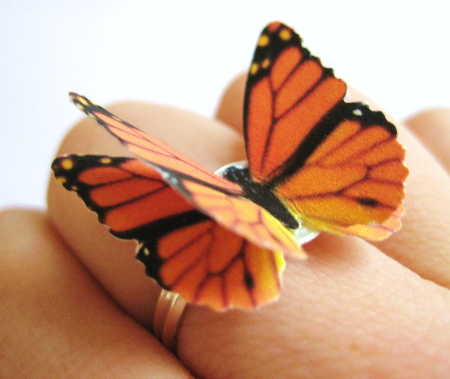 PICK 2 Butterfly Rings - Colorful Jewelry Delicate Fashion Rings 3D Butterfly Jewelry