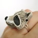 Raccoon Ring - Racoon Jewelry Woodland Friends Pottery Jewelry Womens Teen Ring