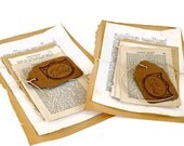 Vintage French Book Pages  Set of 12 Sheets  Free U.S. Shipping