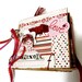 Paper Bag Photo Album/Scrapbook/FREE U.S. SHIPPING/Let Love Bloom