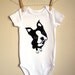 SALE - Boston Terrier Screen Printed Baby Bodysuit