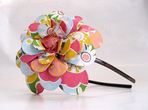 Daisy Garden Paper Mache Headband