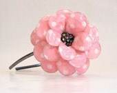 TomKat Polka Dot Paper Mache Daisy Headband