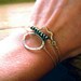 Autumn Landscape Wrap Bracelet - 14K Gold Filled, Fine Silver, Pyrite