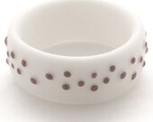 Polka - Dots Porcelain Ring- Free Gift Wrapping