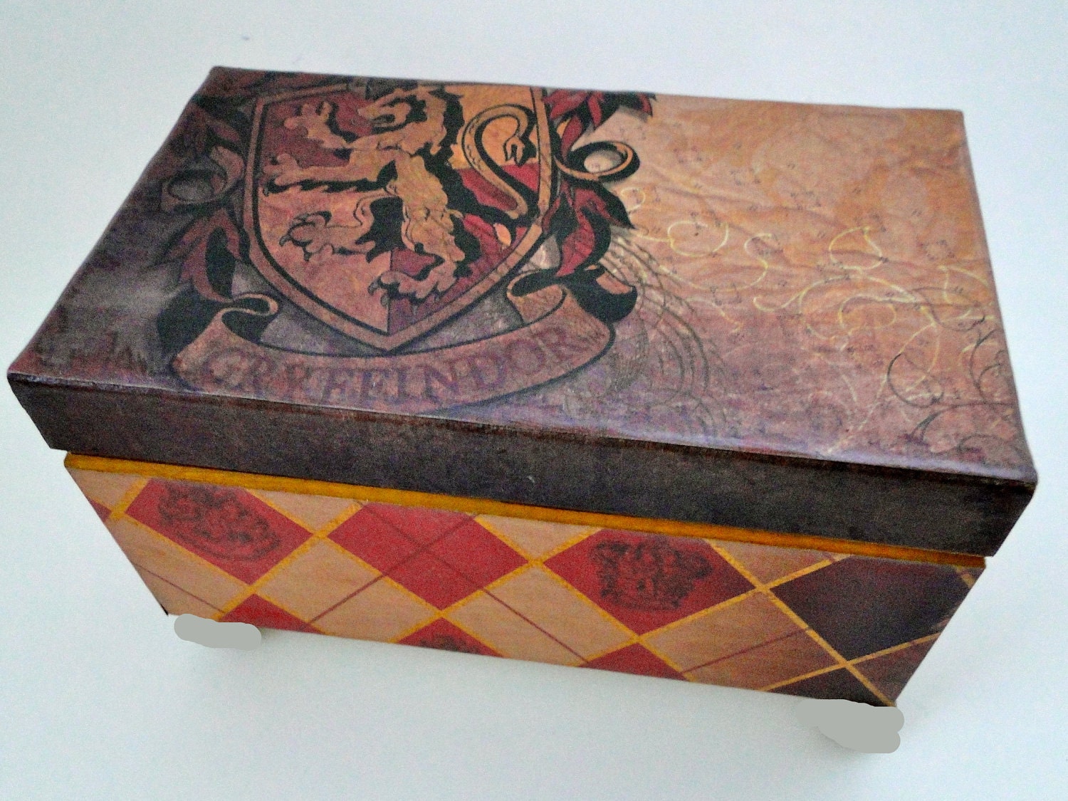 Harry Potter Golden Gryffindor Keepsake Trinket Box - Vintage Classic Edition - Still available for Christmas