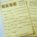 Wedding Guest Book Alternative Mad-Lib Cards - Set of 50 - Scrabble "LOVE" Cards