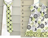 Butterfly Brother Sister dress and tie set