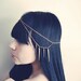 Spiked Headpiece, Chainmaile, Headchain, Boho Jewelry, Body Jewelry
