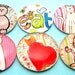 Cat Magnets - One Inch Round Domed Glass - Set of Six