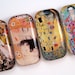 Gustav Klimt Magnets - Set of Four 1x2 Inch Glass Magnets
