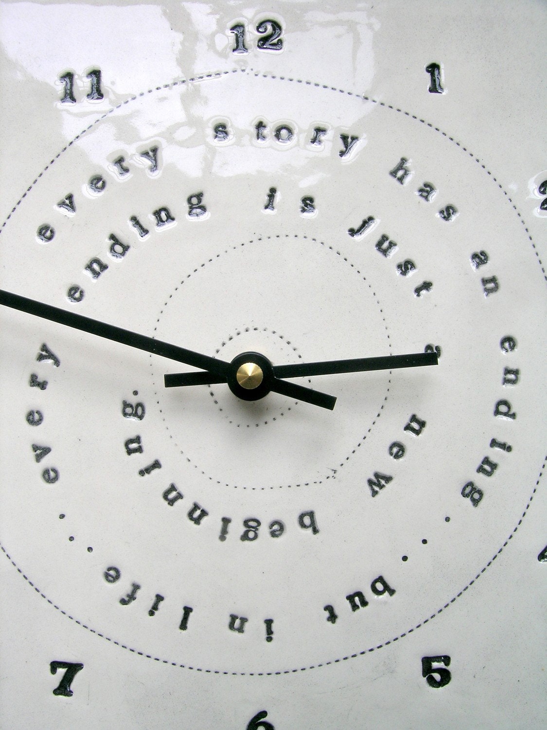 clock 8x8x every story quote.  MADE TO ORDER