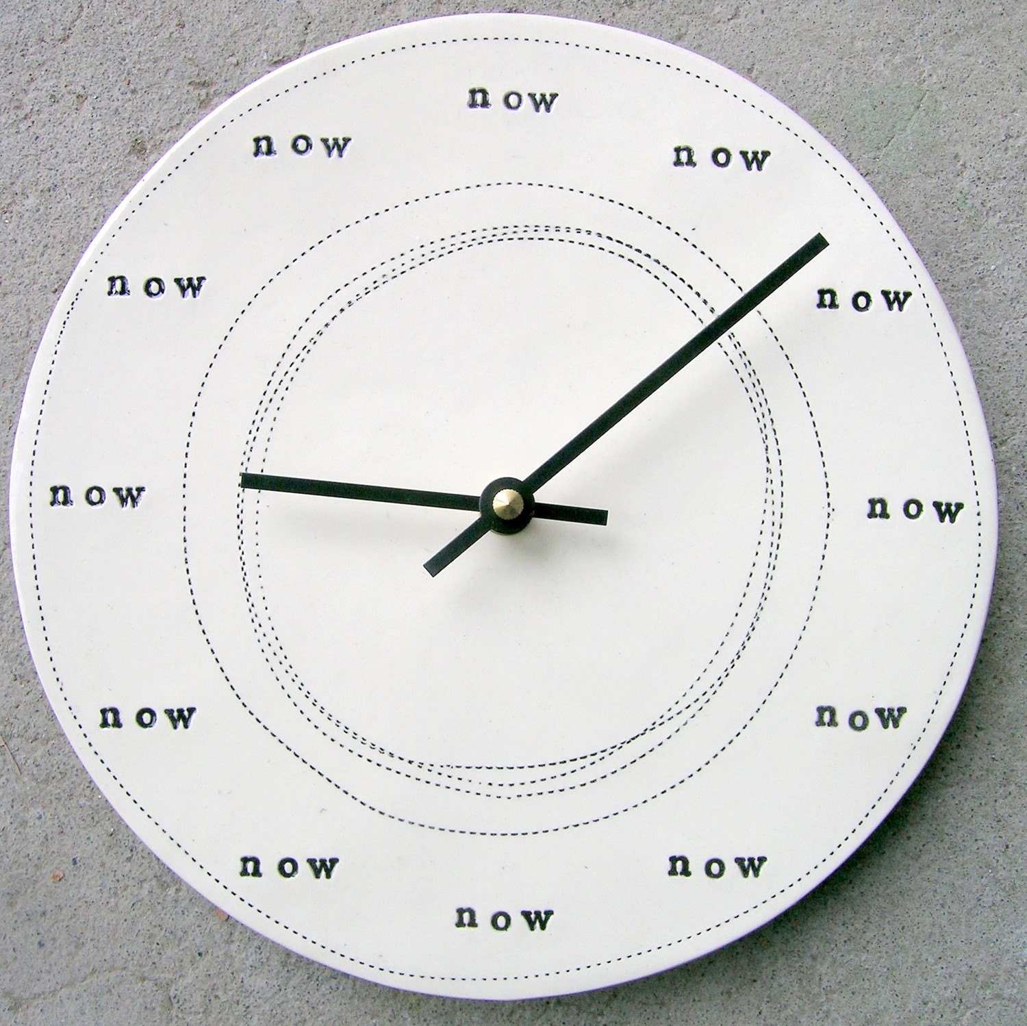 clock 8.25 now. MADE TO ORDER