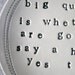 5" dish joseph campbell quote. MADE TO ORDER