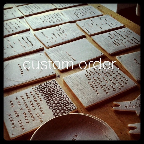 custom order for MEGAN only.