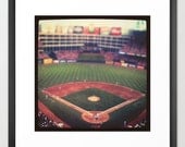 At the Ballpark, Texas Rangers Baseball 18x18 Digital Color Print