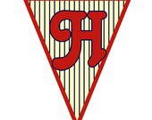 Vintage Baseball Printable Penant Banner