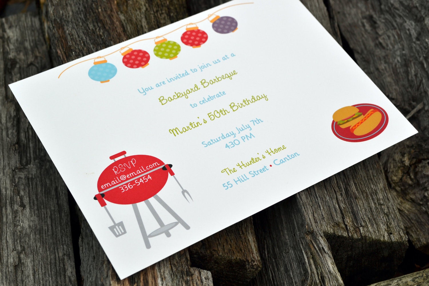 BBQ Party Invitations