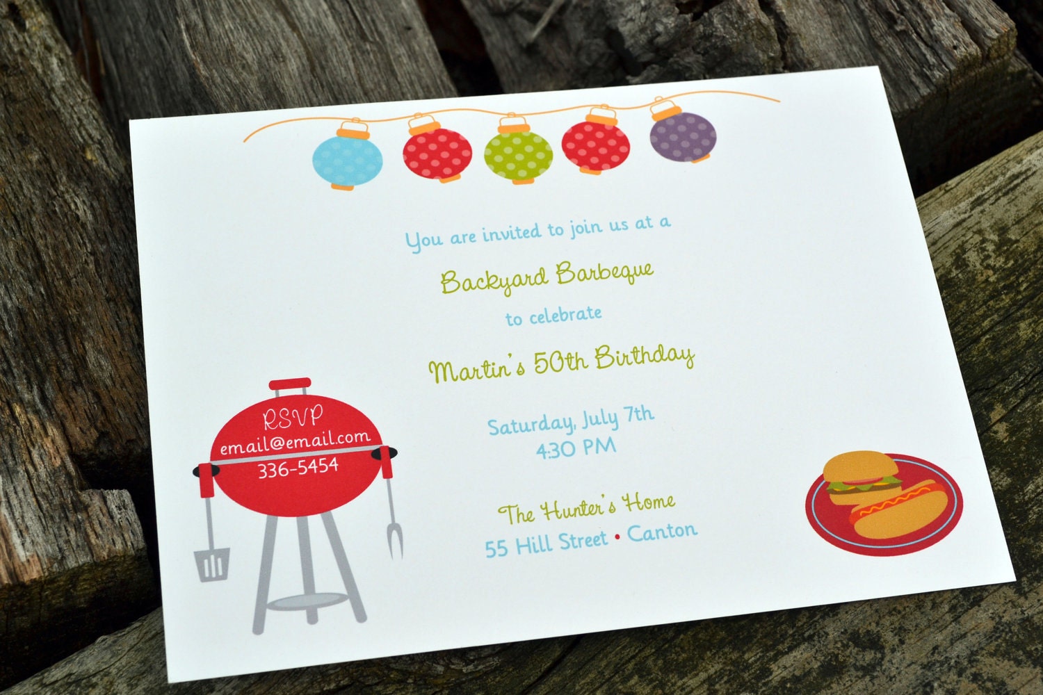 BBQ Party Invitations