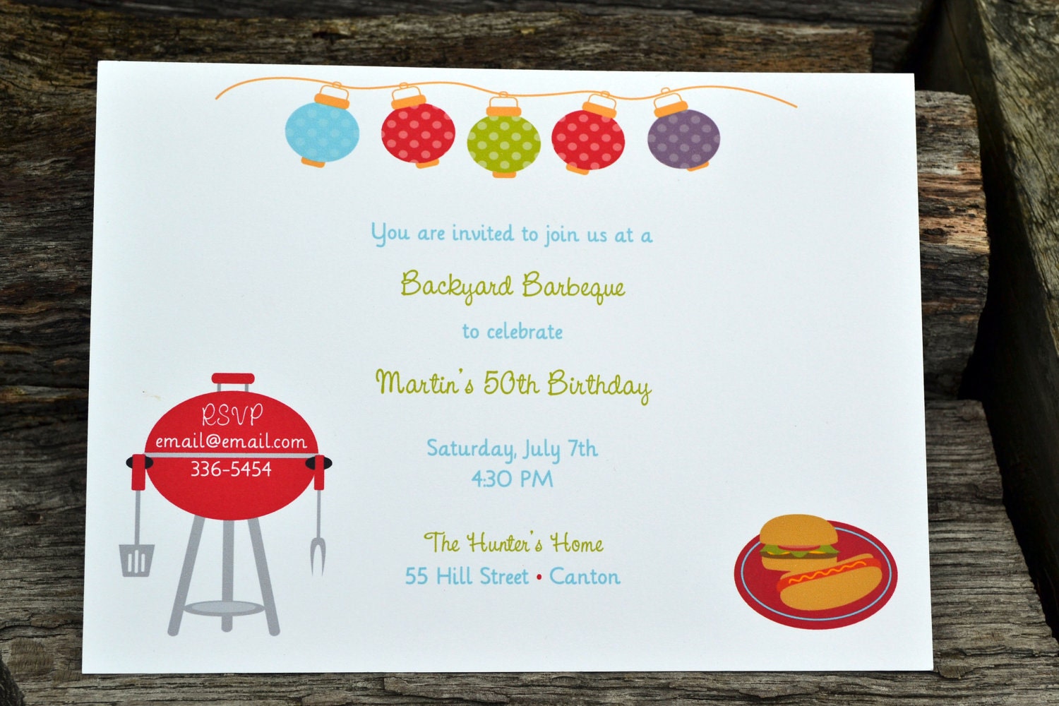 BBQ Party Invitations