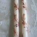 Decorative Hand painted TAPER CANDLES scroll design