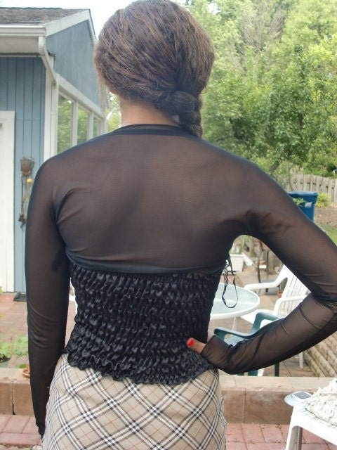 Bridal Shrug Bolero Made to Order in Black