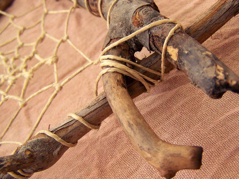 Bonfire Found-Nature Diamond Frame Dreamcatcher