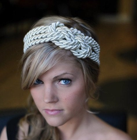IVORY Large sailor knot headband