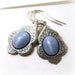 Blue Moonstone Earrings Moonstone Jewelry Silver Filigree Jewelry Ear Rings Sister, Mother, Wife, Daughter