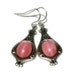 Rose Pink Earrings, Pink Silver Floral Filigree Earrings, Victorian Earrings, Pearl Pink Earrings, Dangle Earrings - Blushing
