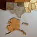 USA Map Puzzle - Stained Plywood