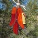 Red Hot Three Chile Chili Stained Glass Ristra Suncatcher