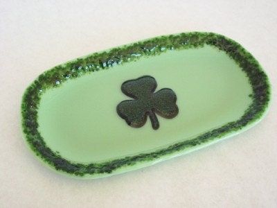 Spring Shamrock Cache Dish/Soap Dish