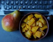 Typewriter & Pear - 8 x 10 signed Fine Art Photograph