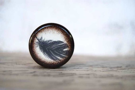 Feather Pill Box -  gift - Gift Box