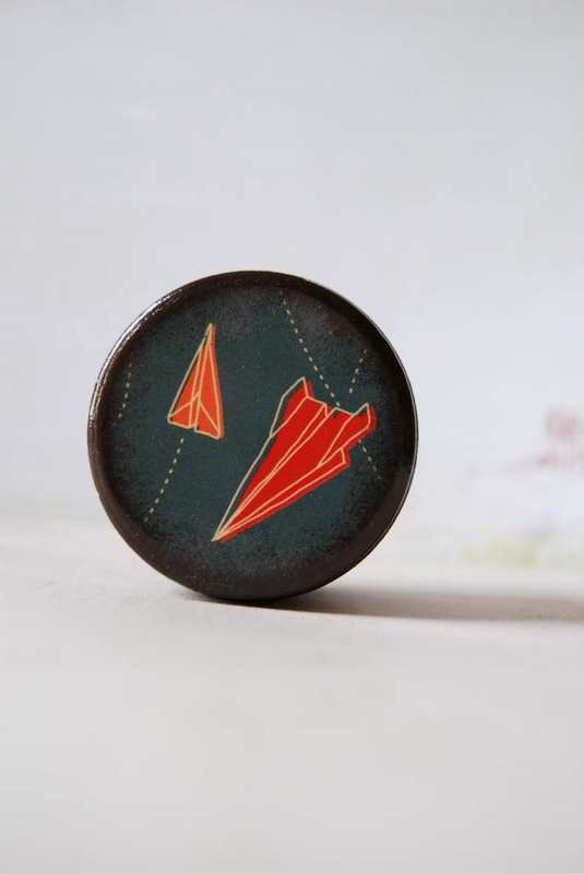 Paper Plane Wood Box