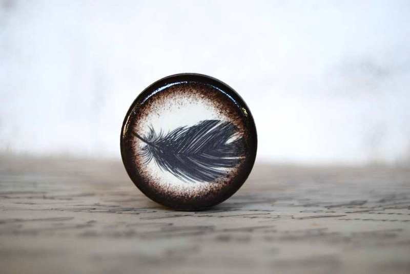 Feather Pill Box -  gift - Gift Box