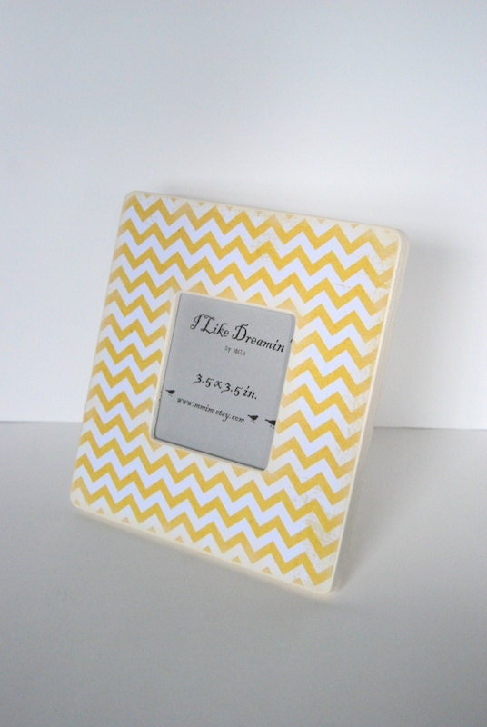 Yellow Chevron Frame