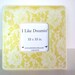 Yellow Lace Picture Frame