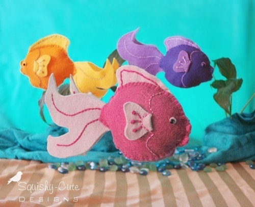 Frankie The Fish - PDF Felt Pattern and Instructions