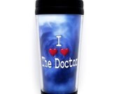 Funny Doctor Who I (Heart Heart) The Doctor Coffee or Tea Travel Mug (16 Ounces)
